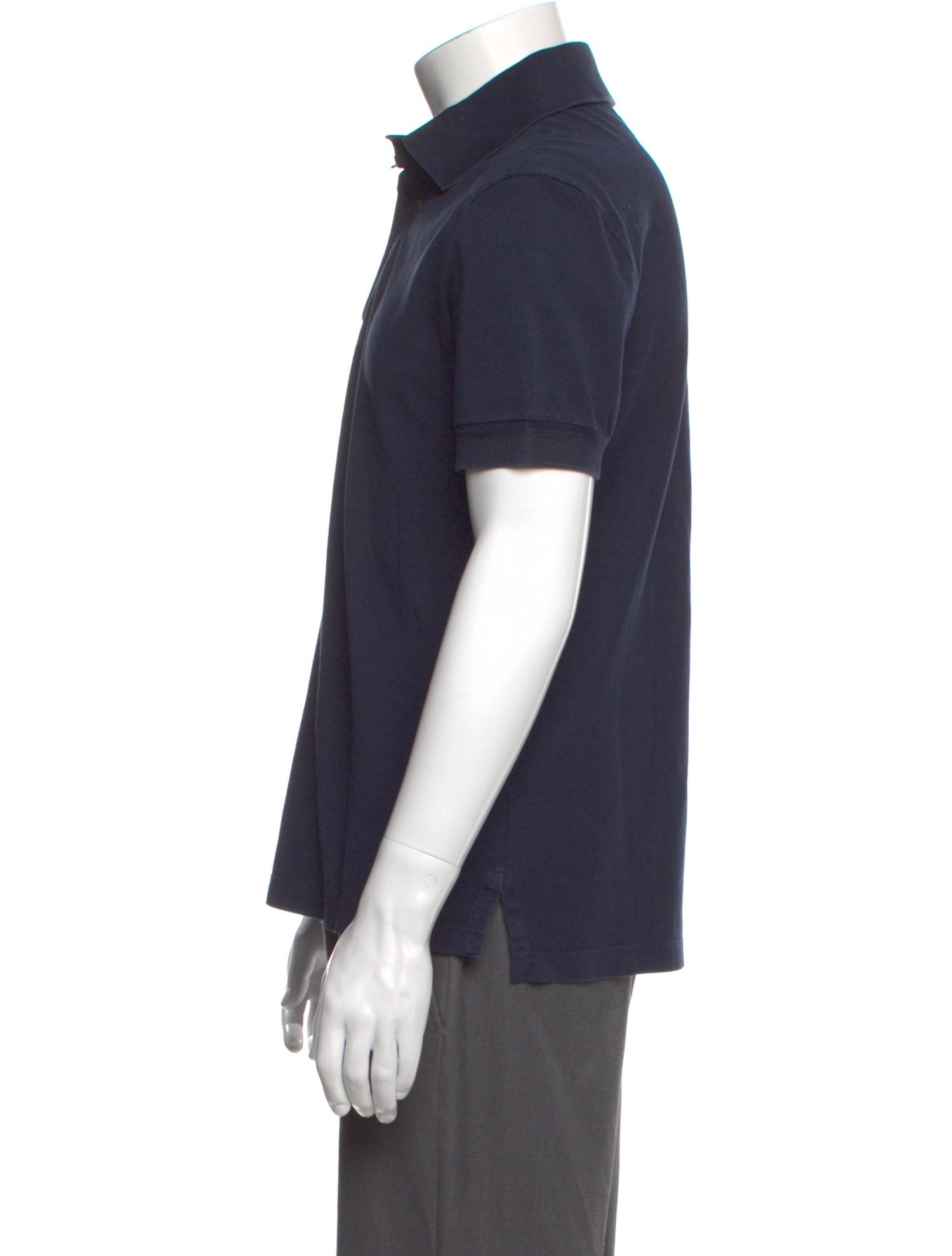 Tom Ford Crew Neck Short Sleeve Polo Shirt
