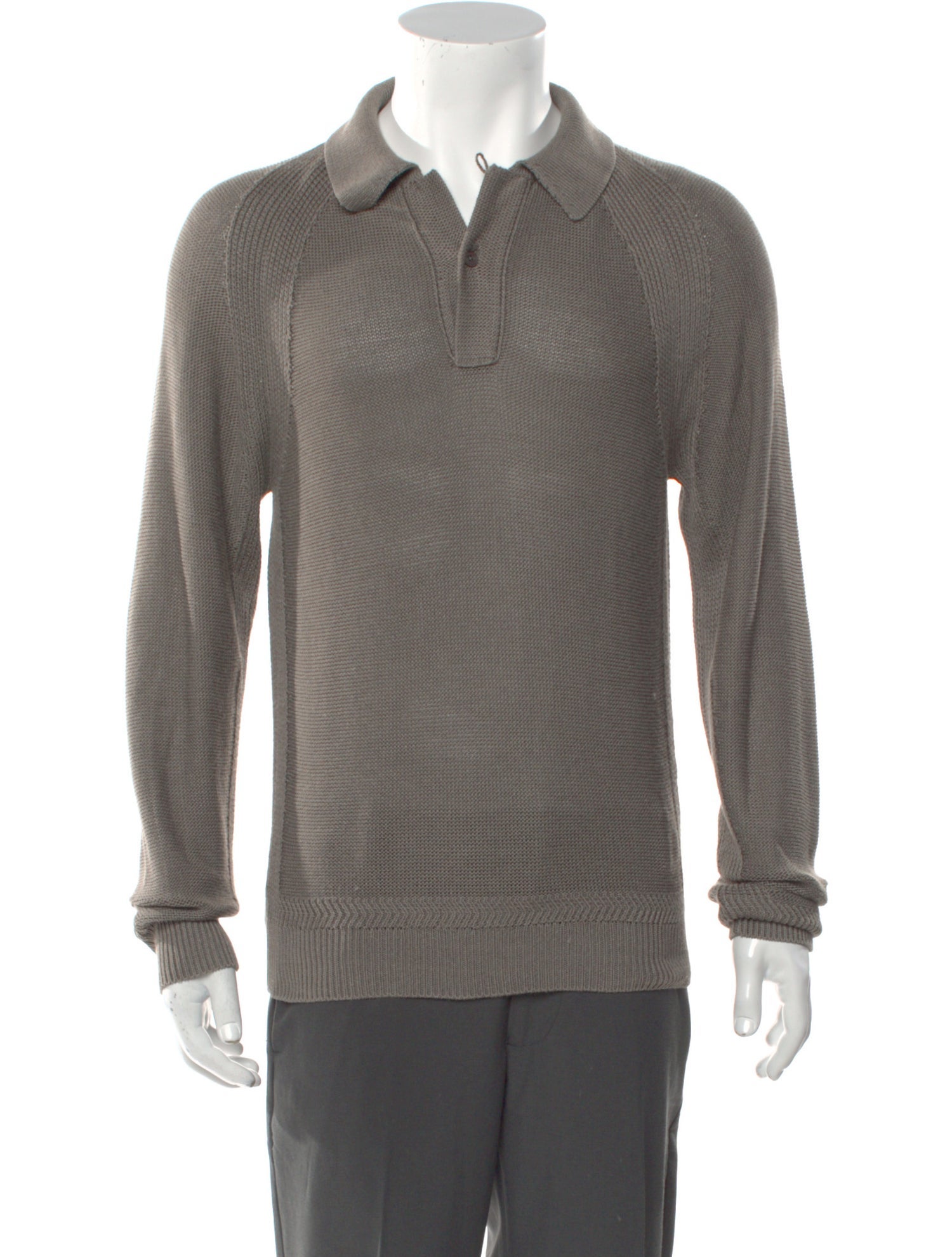 Tom Ford Silk Collar Polo Sweater