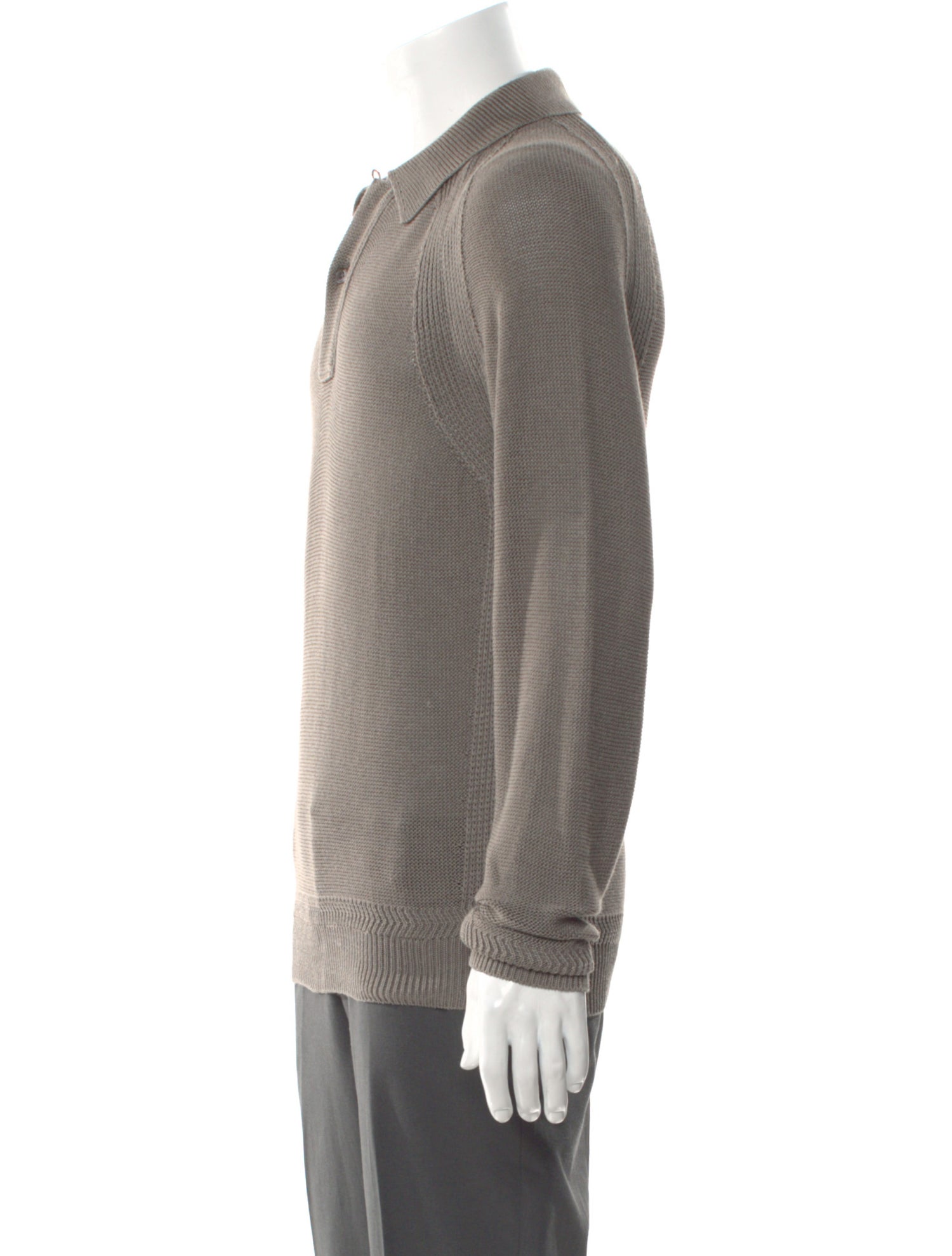 Tom Ford Silk Collar Polo Sweater