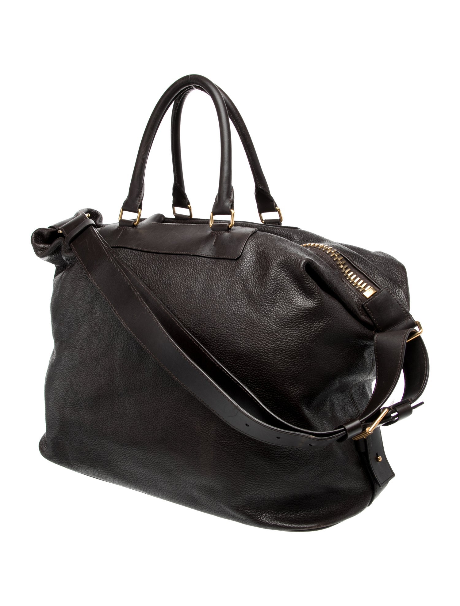 Tom Ford Men's brown duffel bag