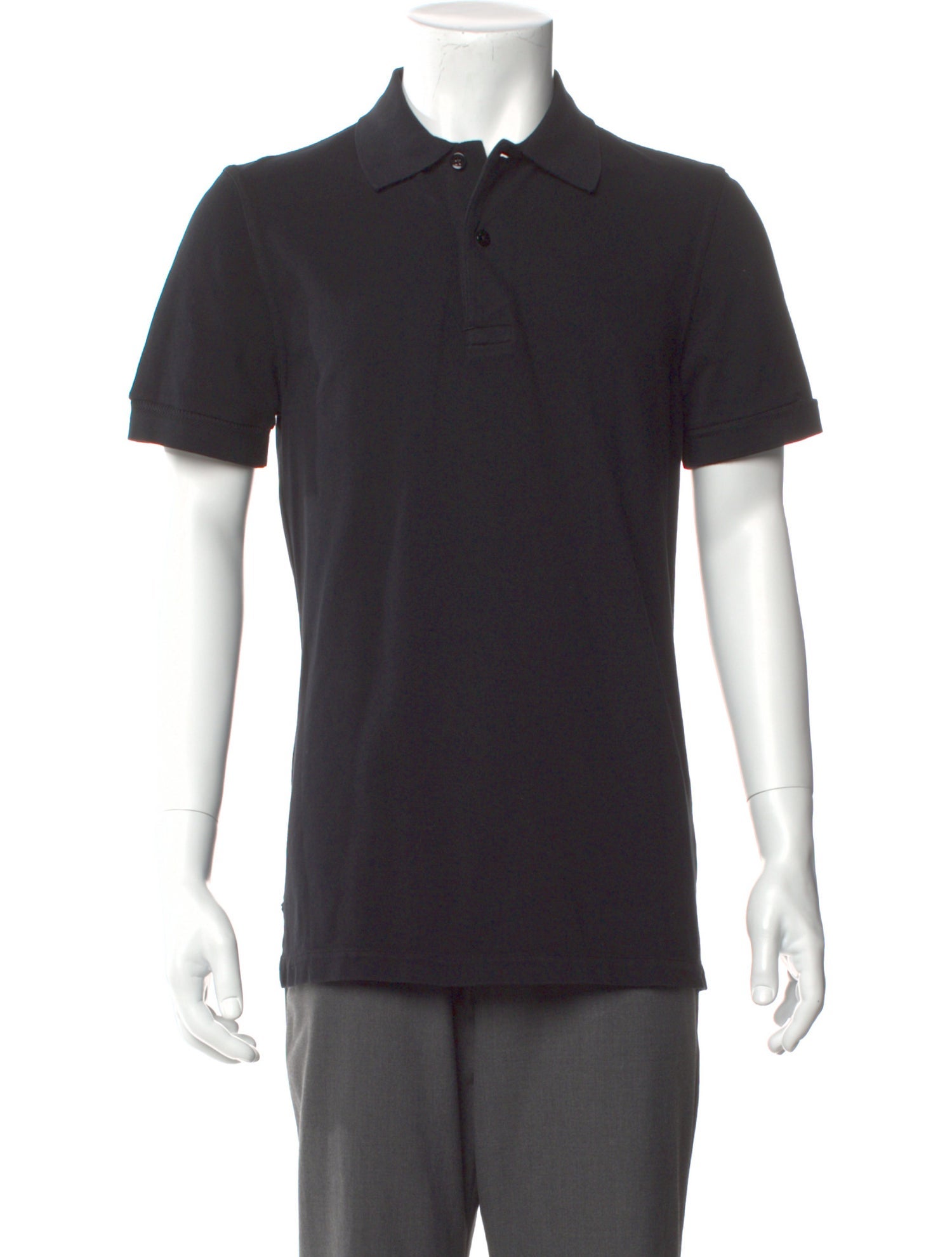 Tom Ford Collar Short Sleeve Polo Shirt