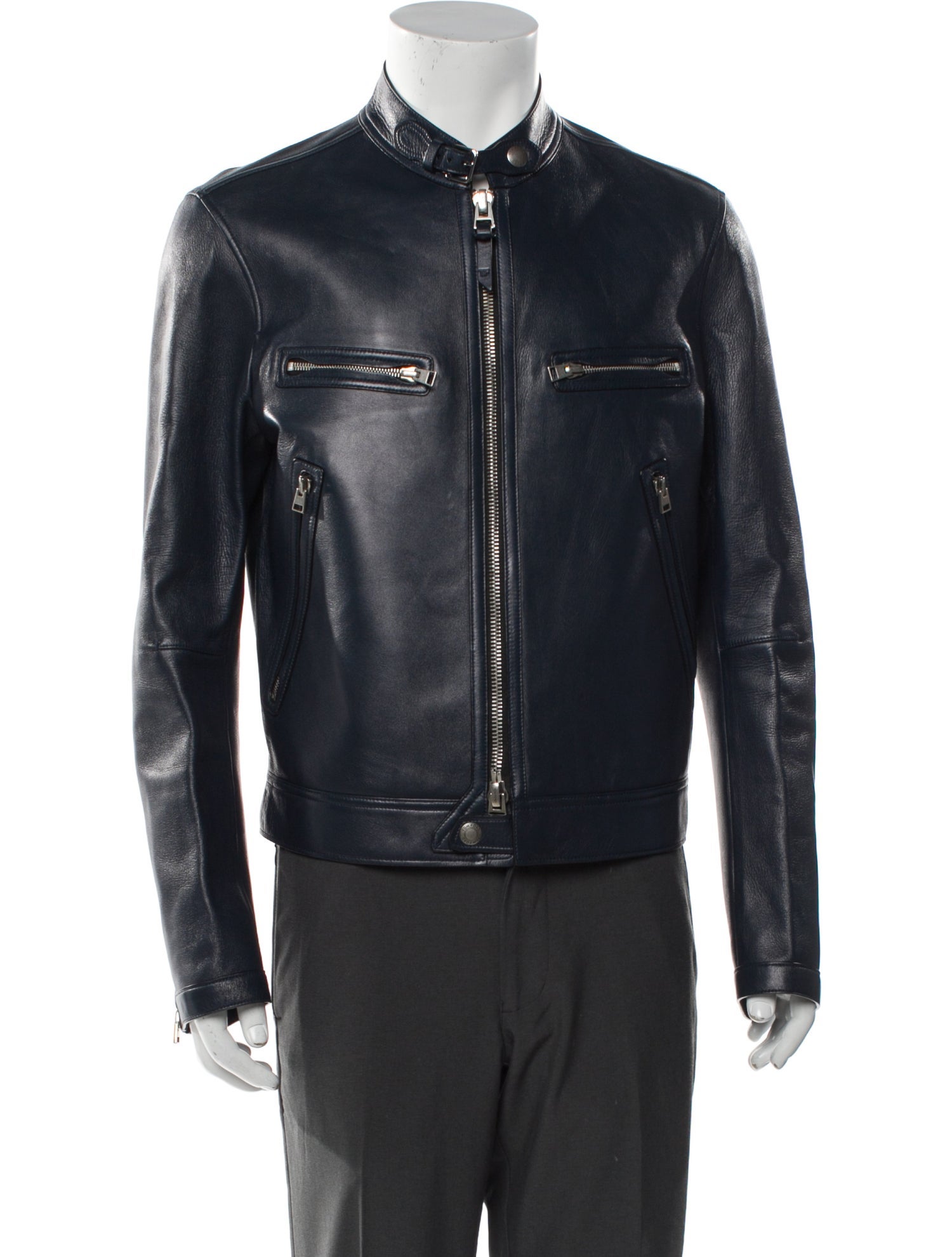 Tom Ford Lamb Leather Moto Jacket