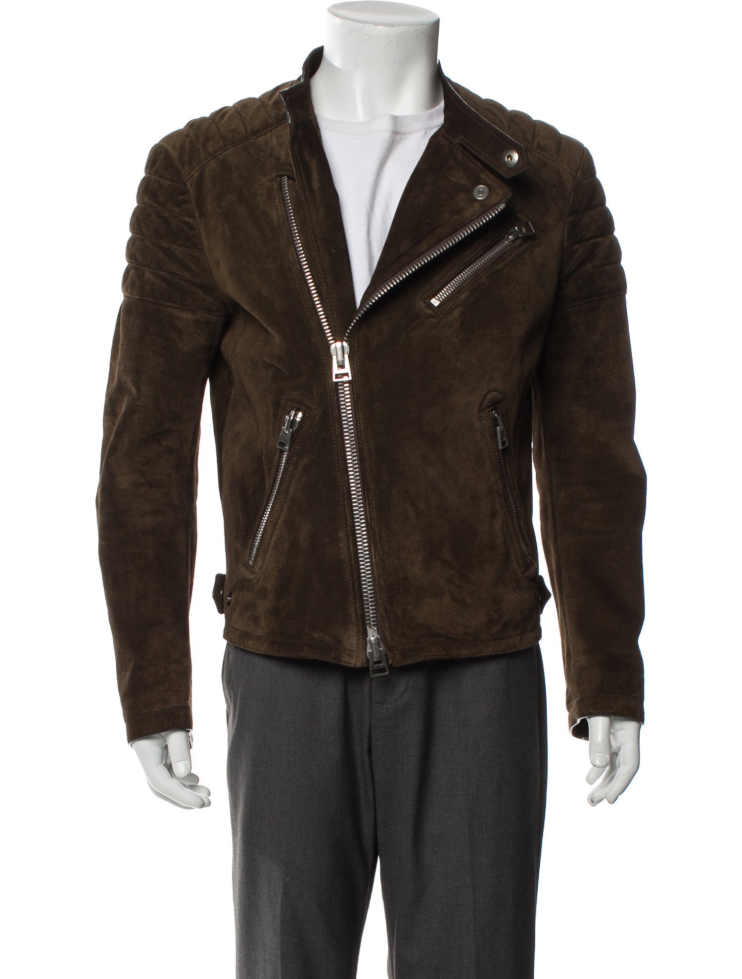 Tom Ford Calf Leather Moto Jacket