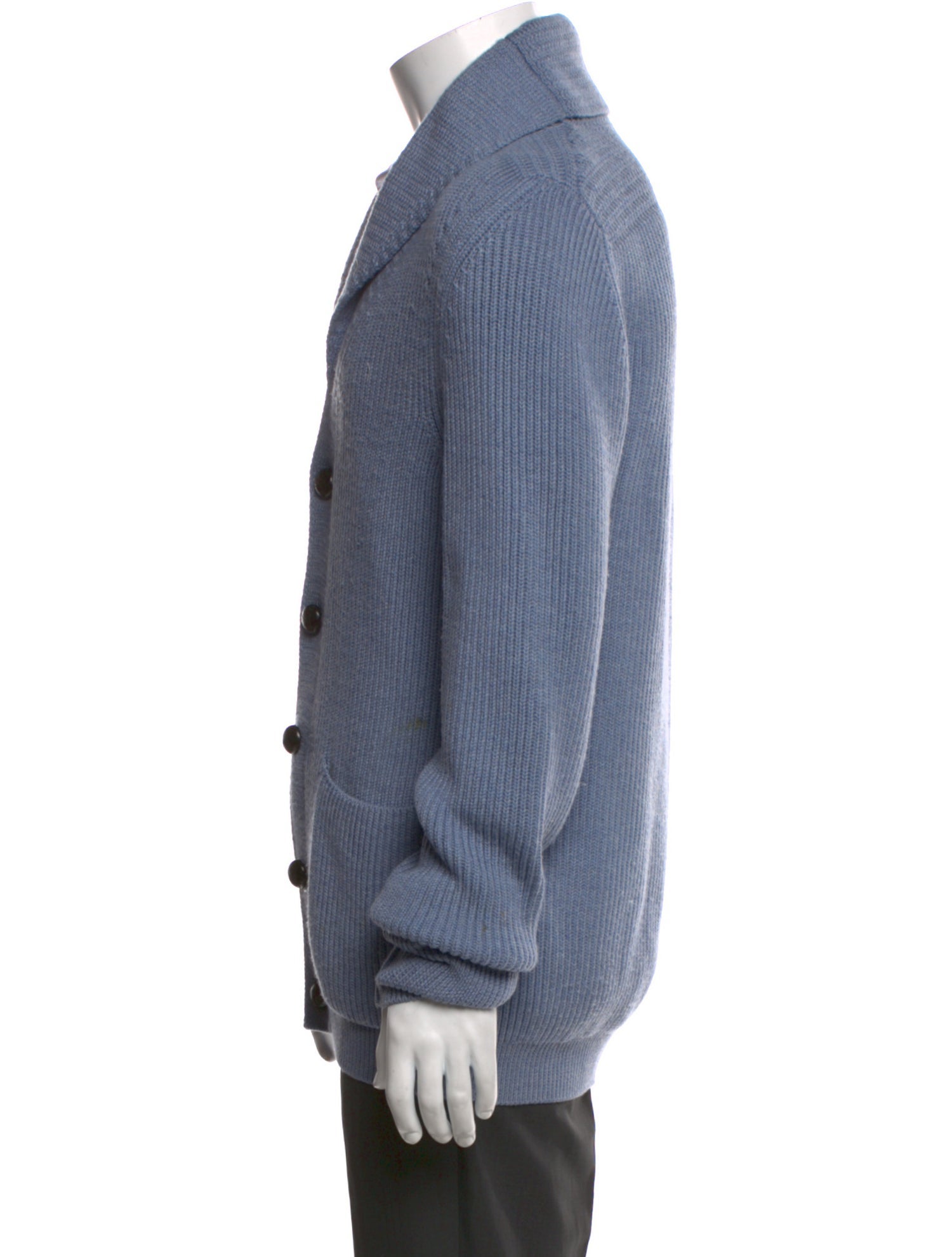 Tom Ford Merino Wool Mock Neck Cardigan
