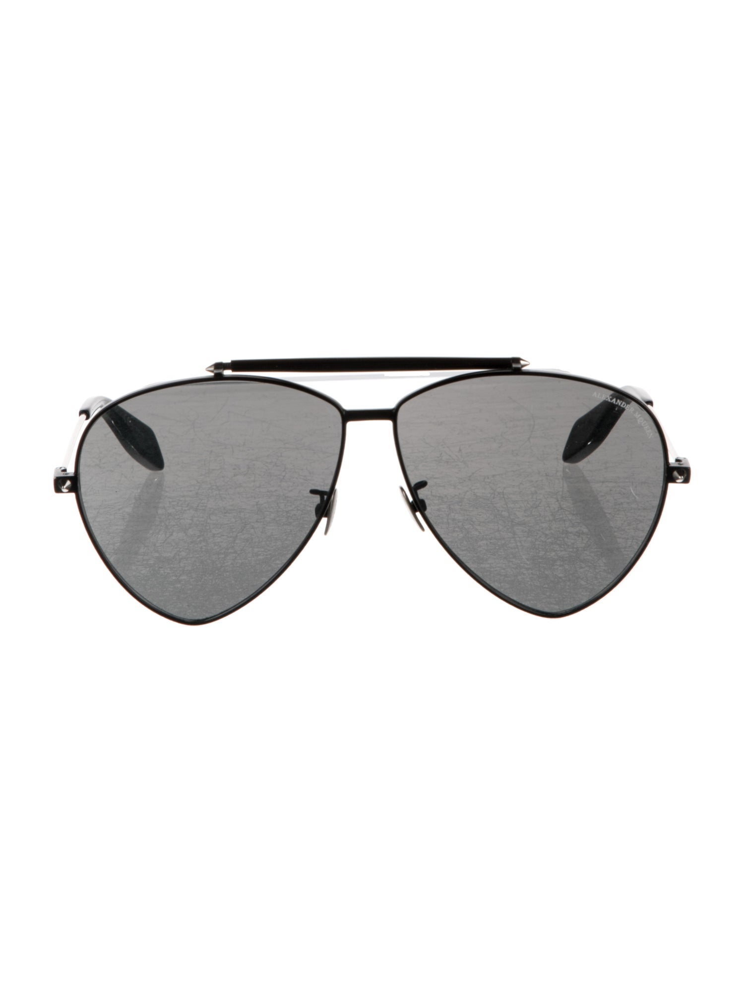 Alexander McQueen Aviator Tinted Sunglasses