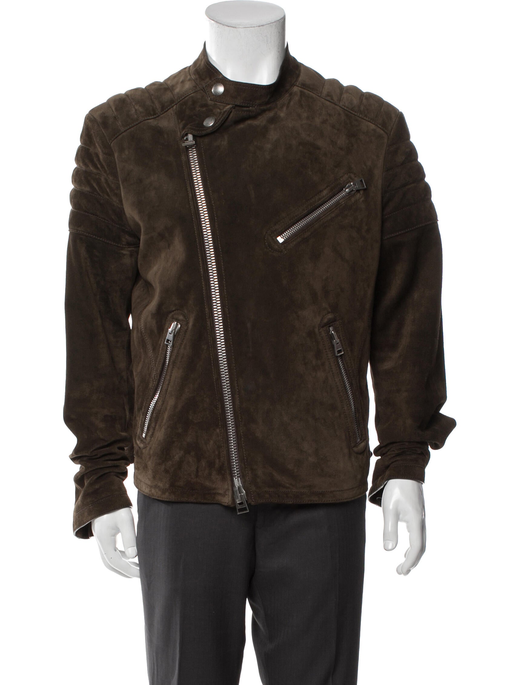 Tom Ford Calf Leather Moto Jacket