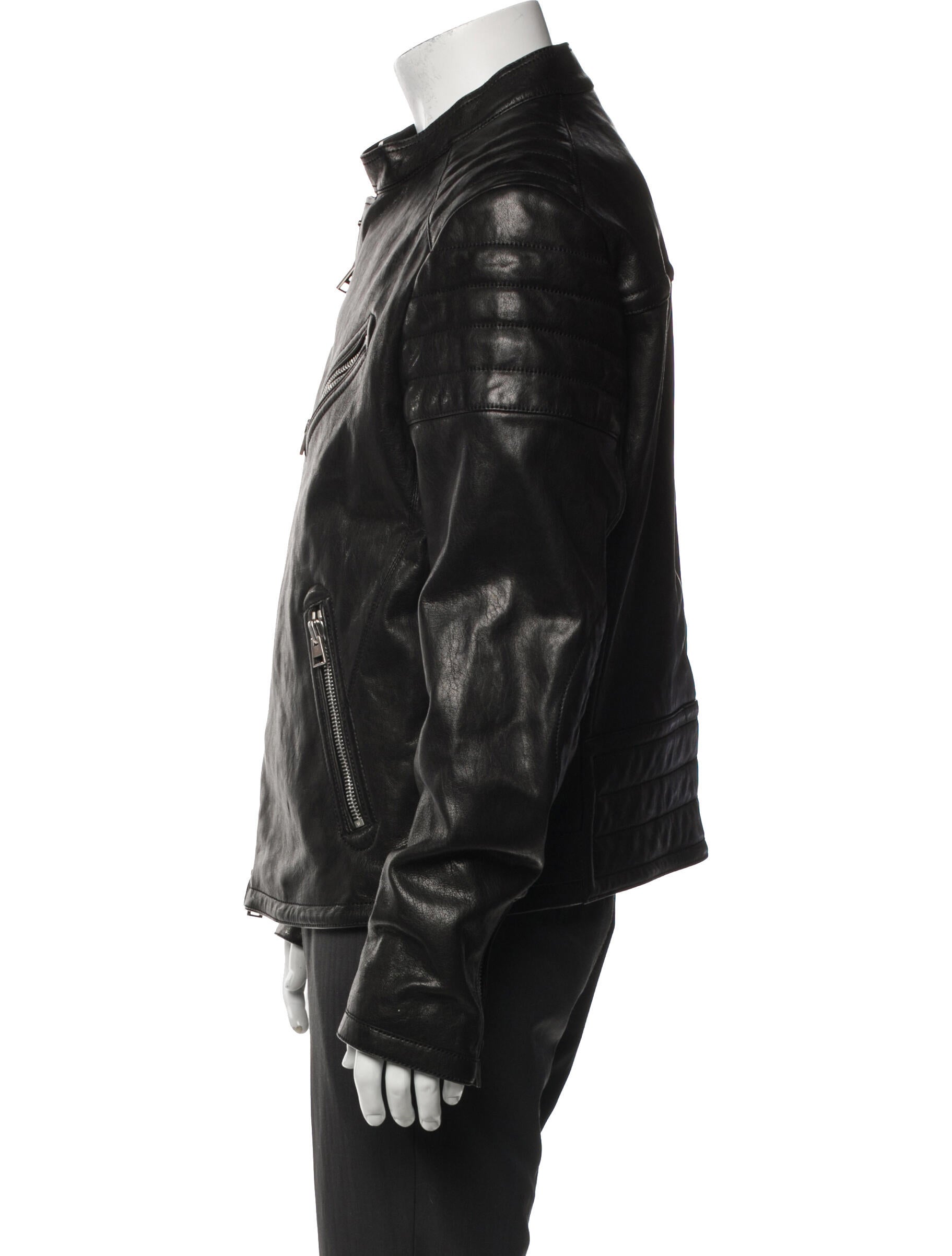 Tom Ford Lamb Leather Moto Jacket