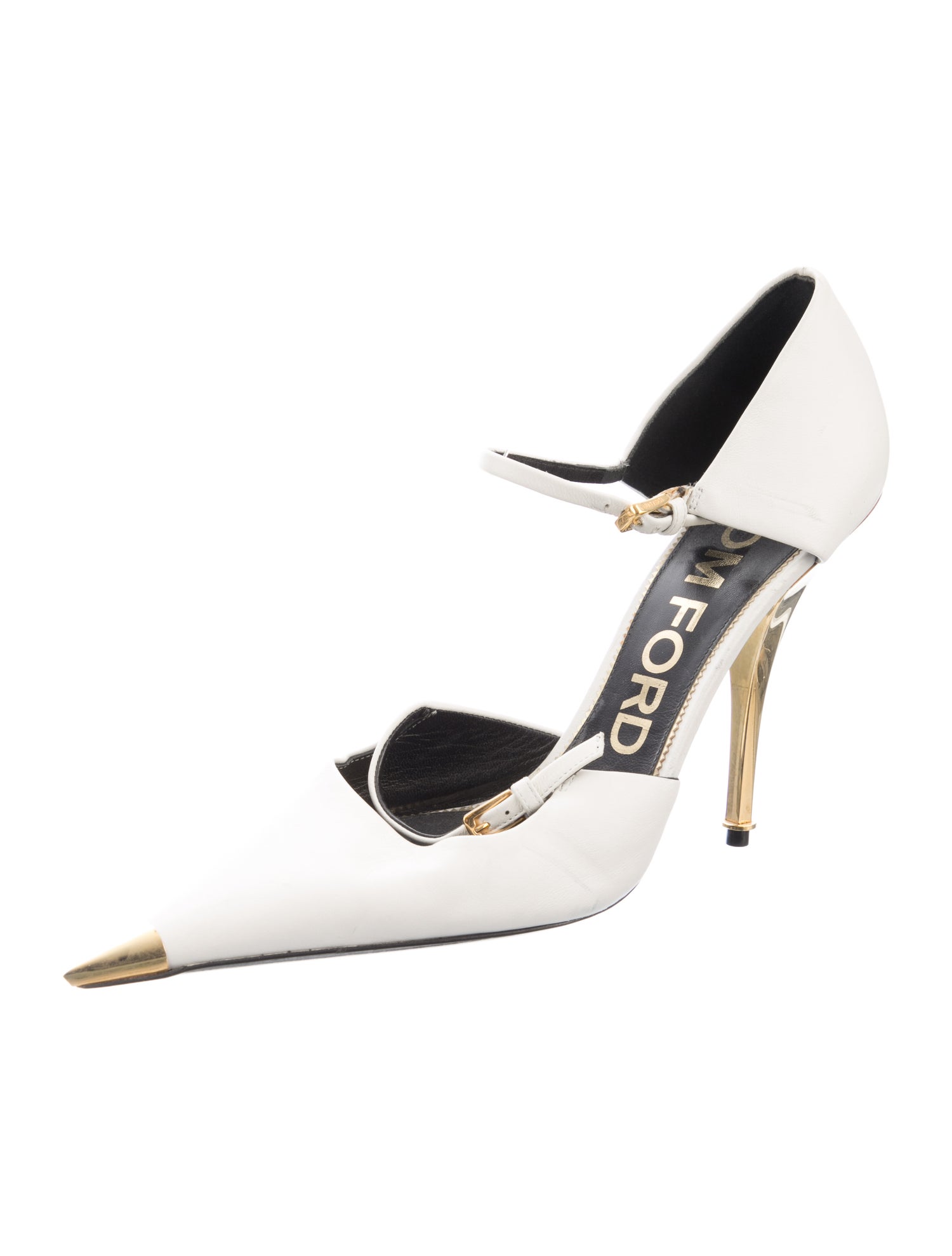 Tom Ford Leather D'Orsay Pumps