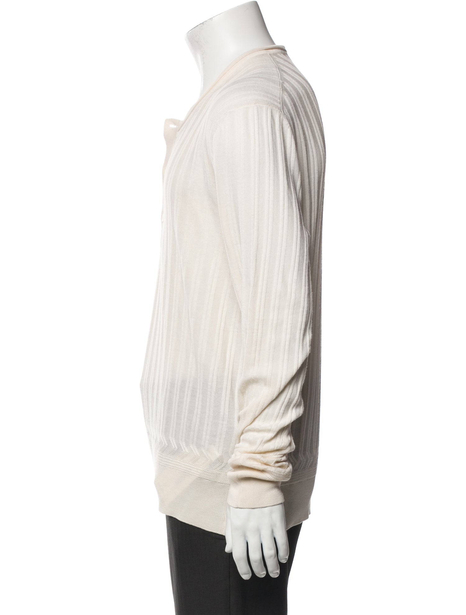 Tom Ford Cashmere Crew Neck Polo Sweater