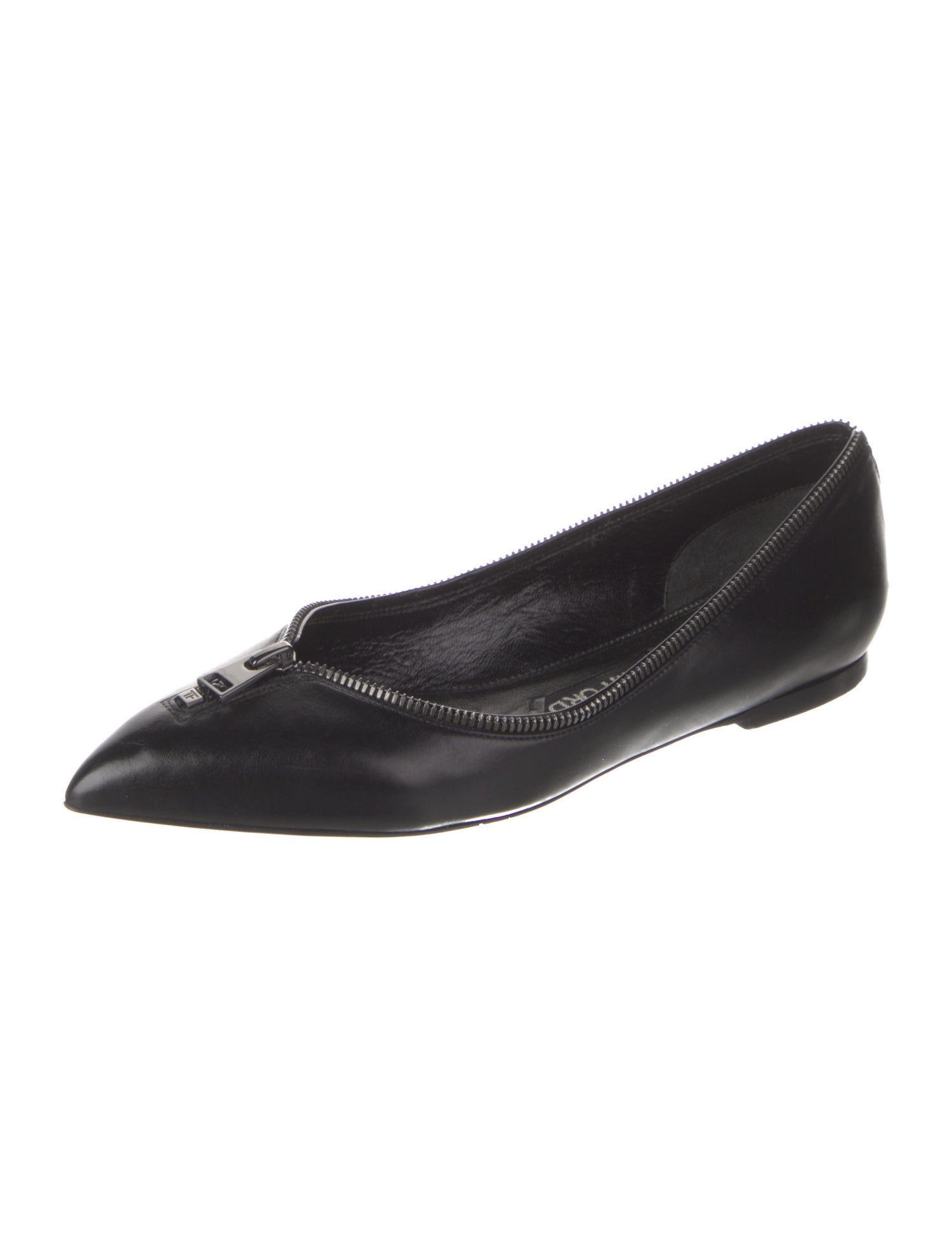 Tom Ford Leather Ballet Flats