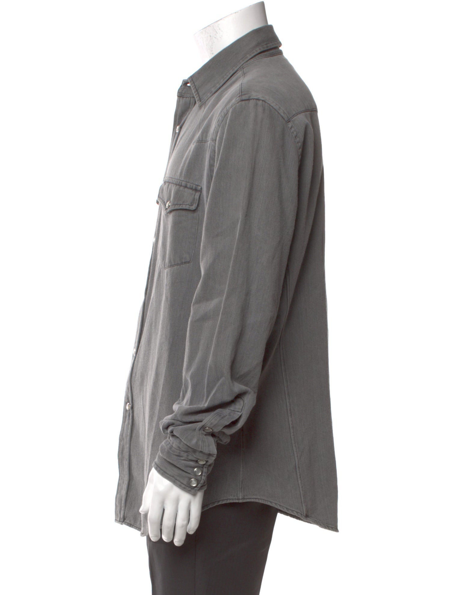 Tom Ford Long Sleeve Denim Shirt