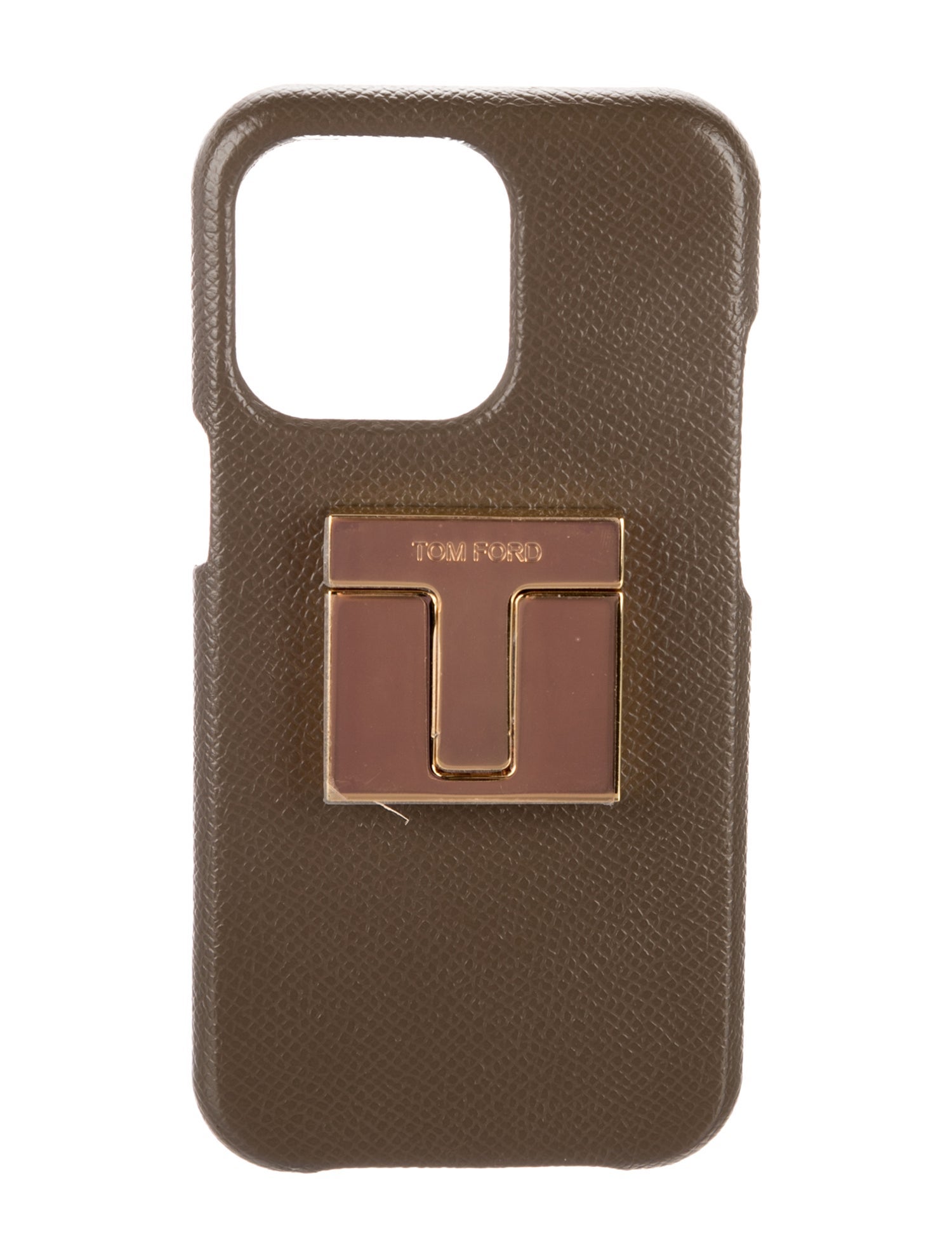 Tom Ford Leather iPhone 12 Case