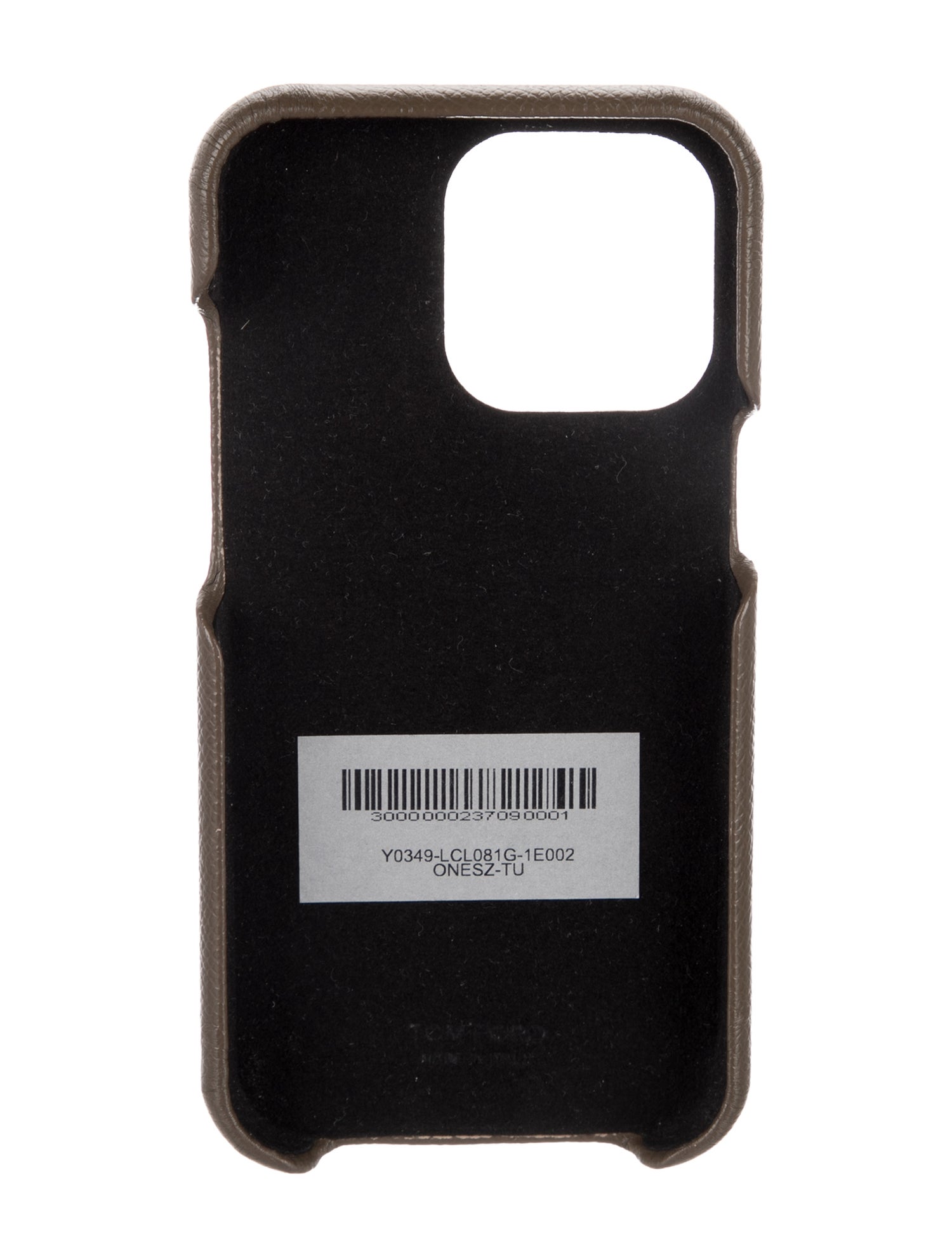 Tom Ford Leather iPhone 12 Case