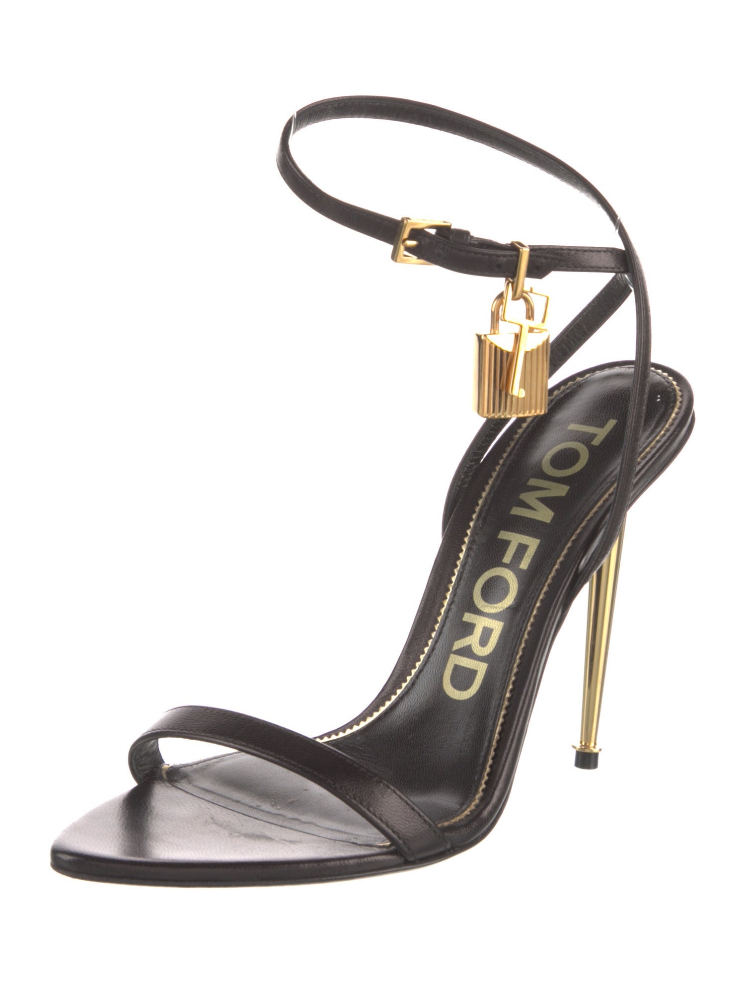 Tom Ford Leather Slingback Sandals