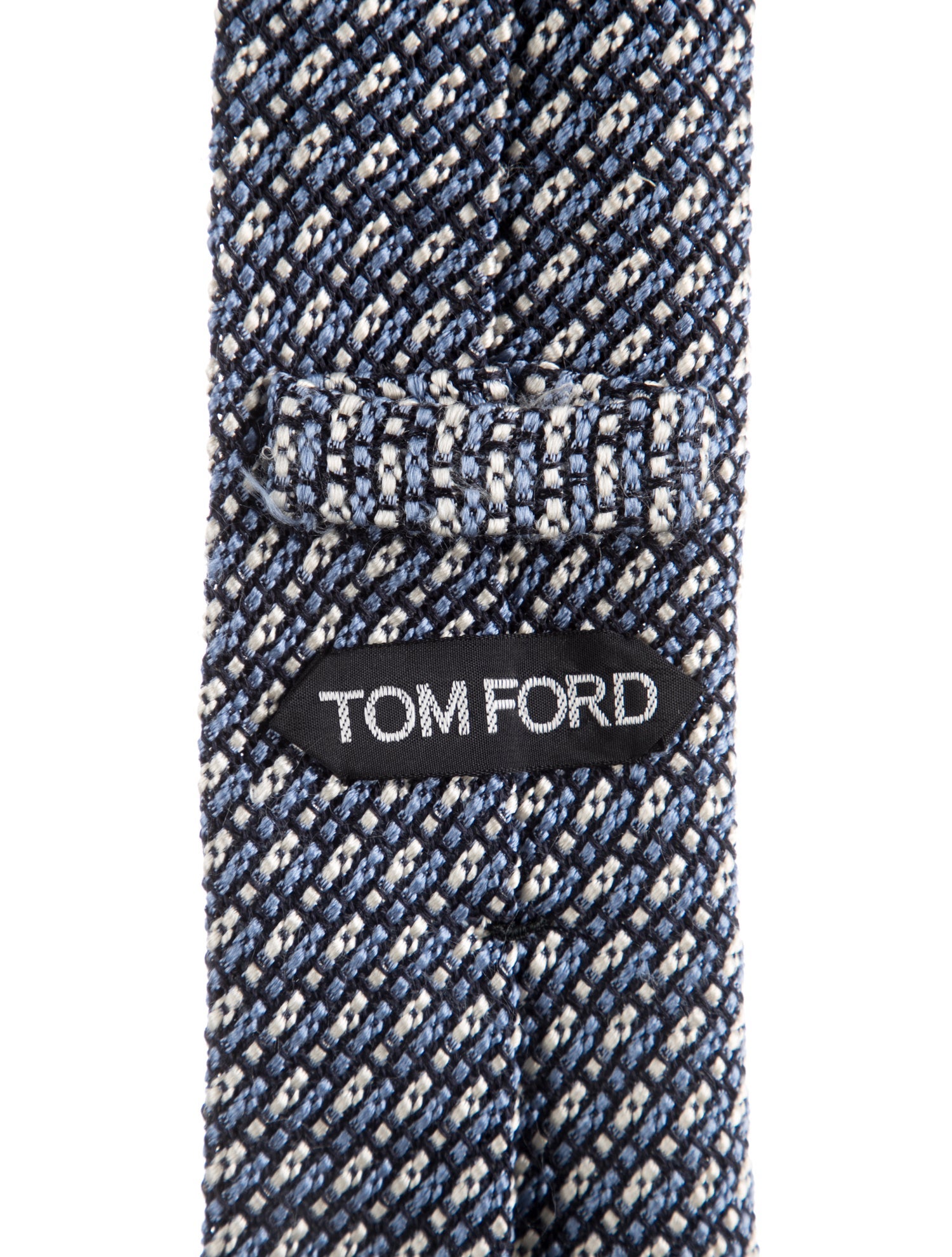 Tom Ford Tom Ford Blue Patterned Tie
