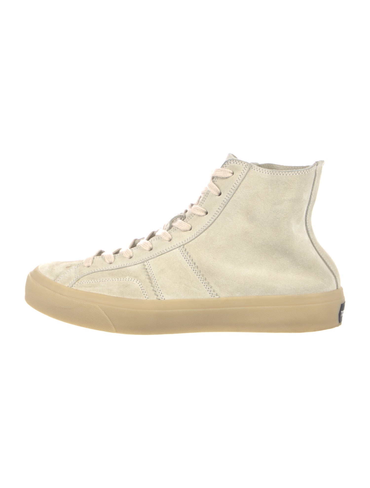 Tom Ford Suede Leather Trim Embellishment Sneakers
