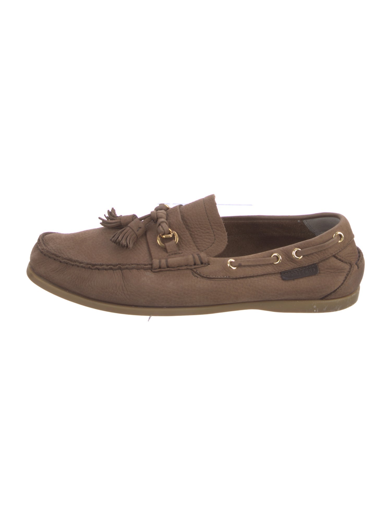 Tom Ford Suede Tassel Accents Boat Shoes