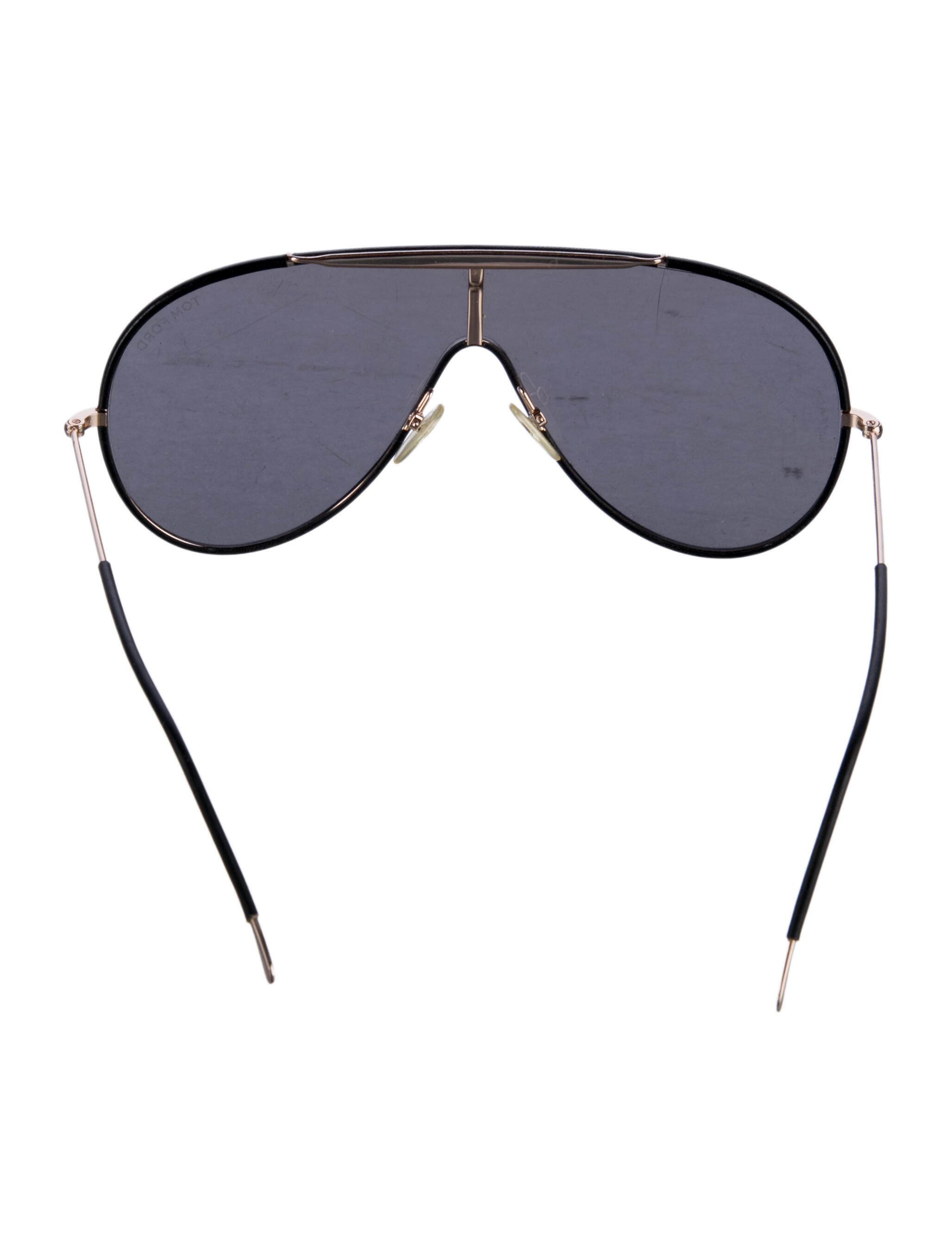 Tom Ford Shield Mirrored Sunglasses