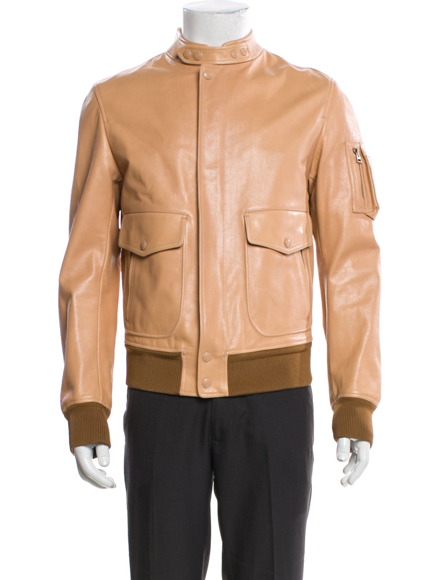 Tom Ford Goat Leather Moto Jacket