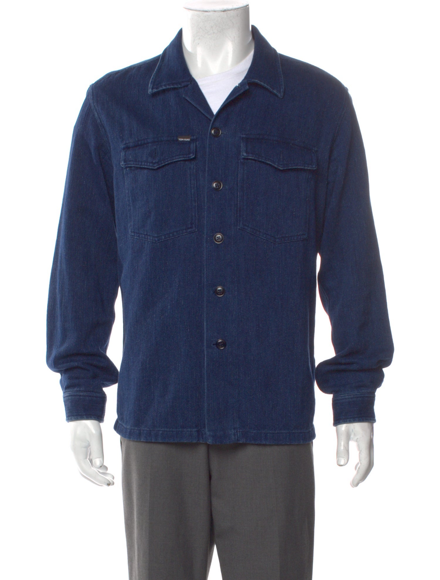 Tom Ford Long Sleeve Denim Shirt w/ Tags