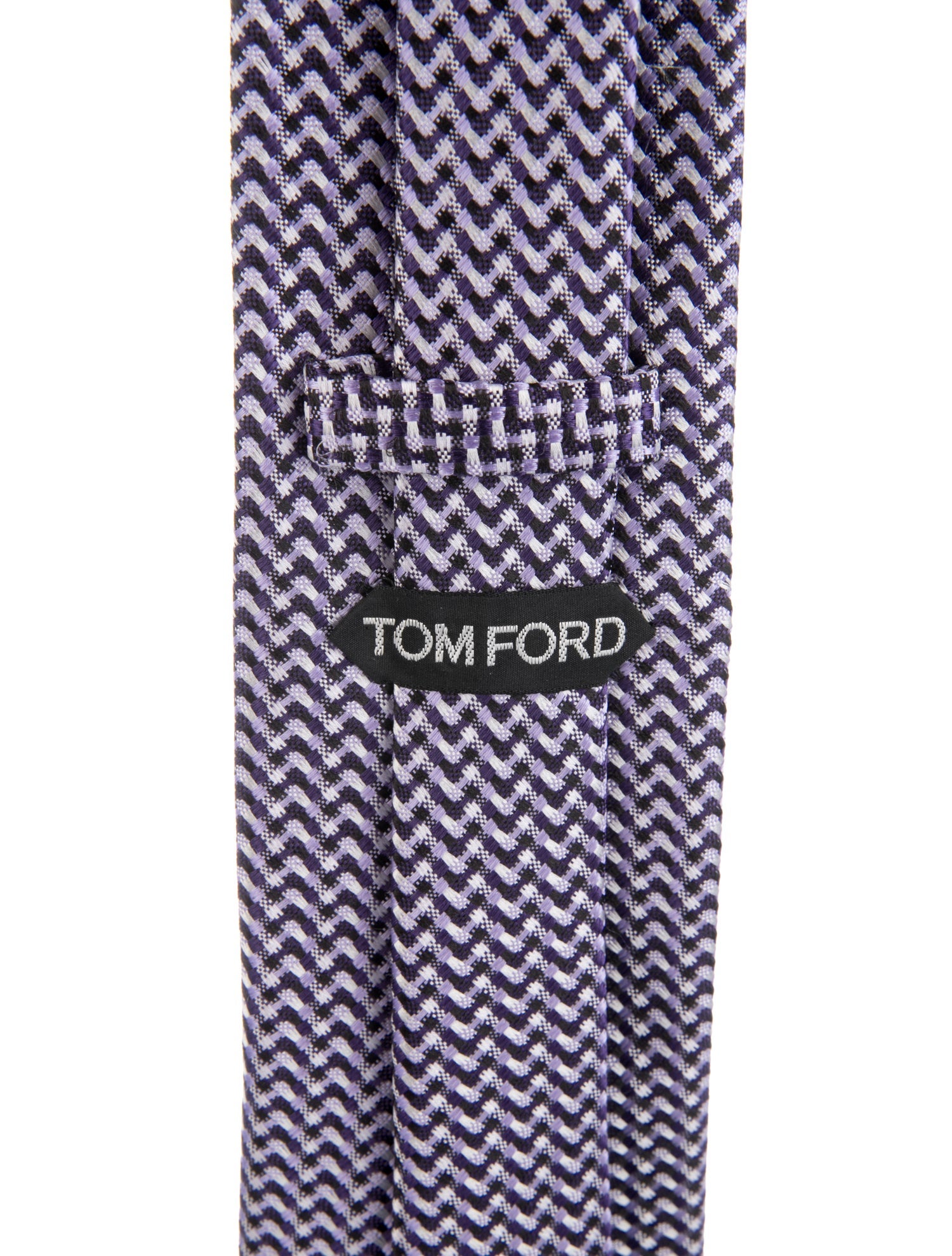 Tom Ford Silk Pattern Print Tie