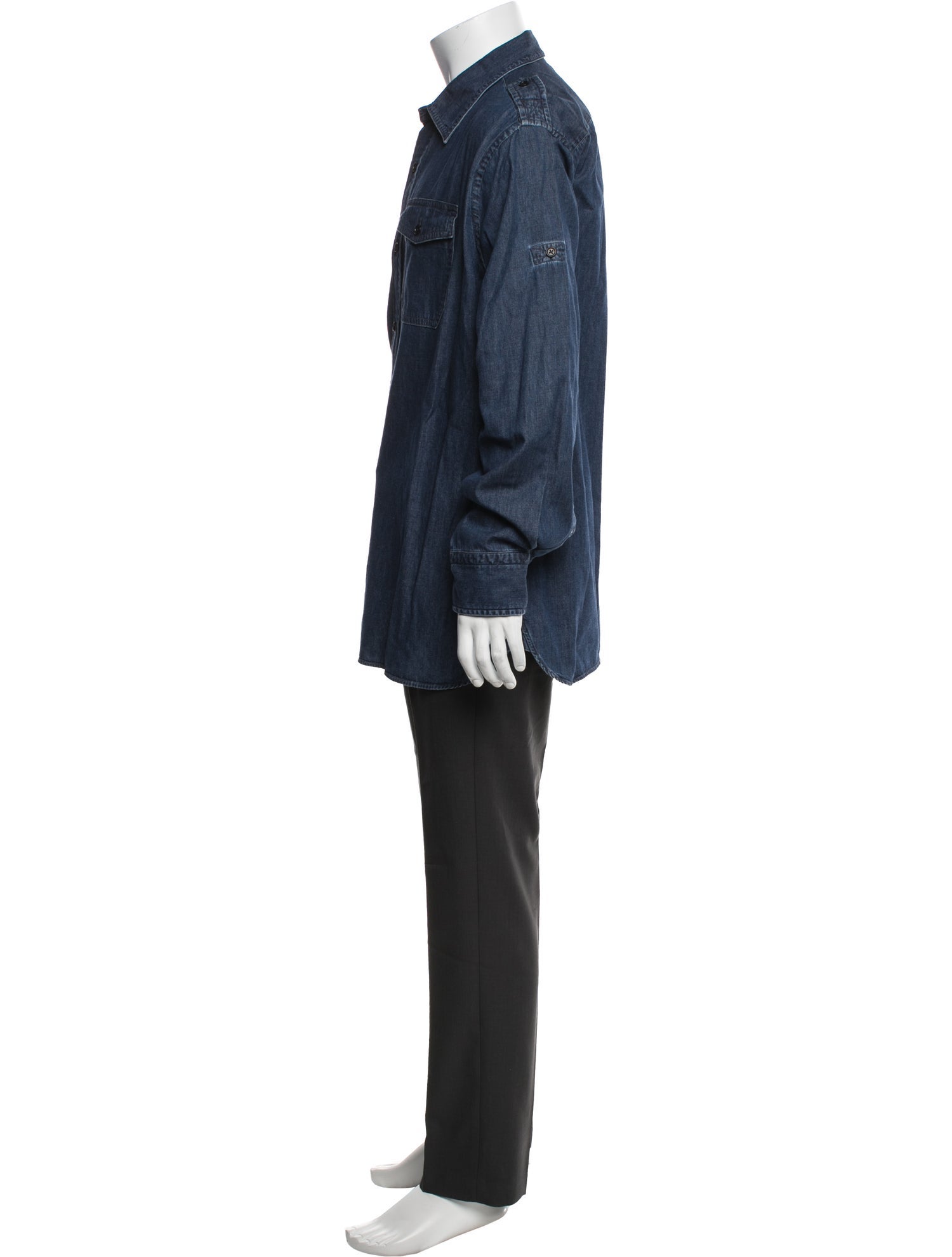Tom Ford Long Sleeve Denim Shirt