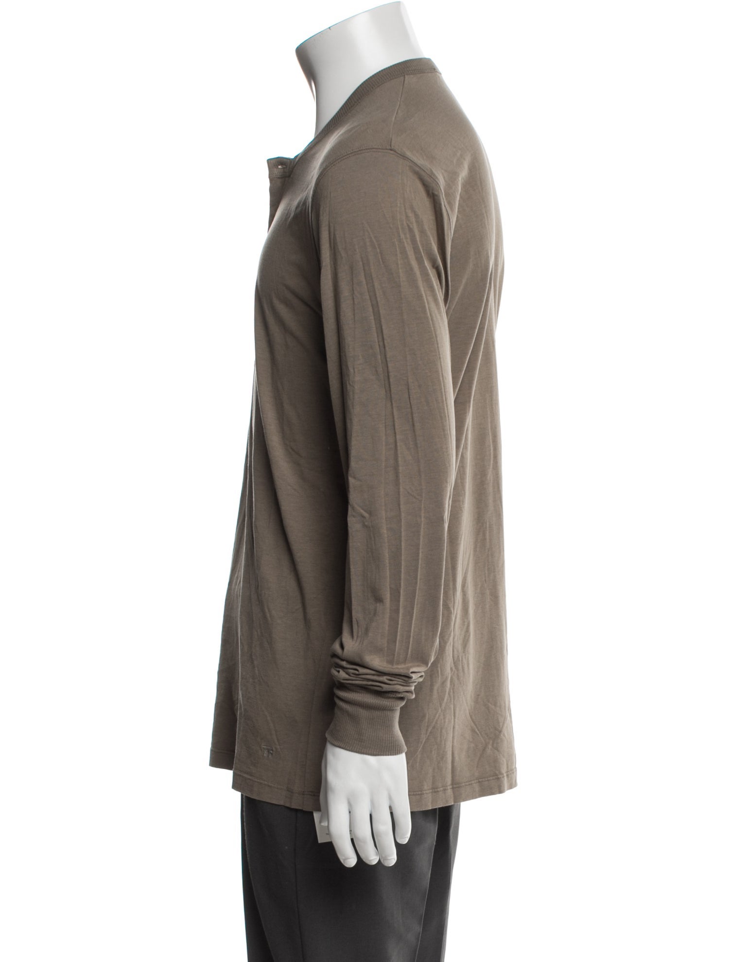 Tom Ford Crew Neck Long Sleeve Henley