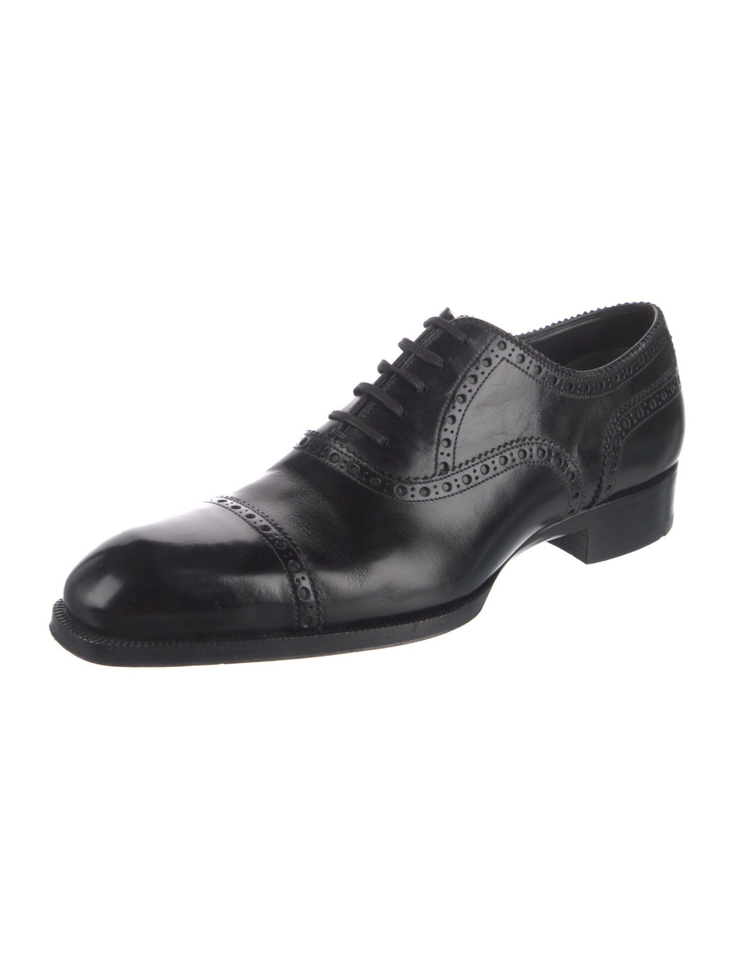 Tom Ford Leather Lasercut Accents Brogues
