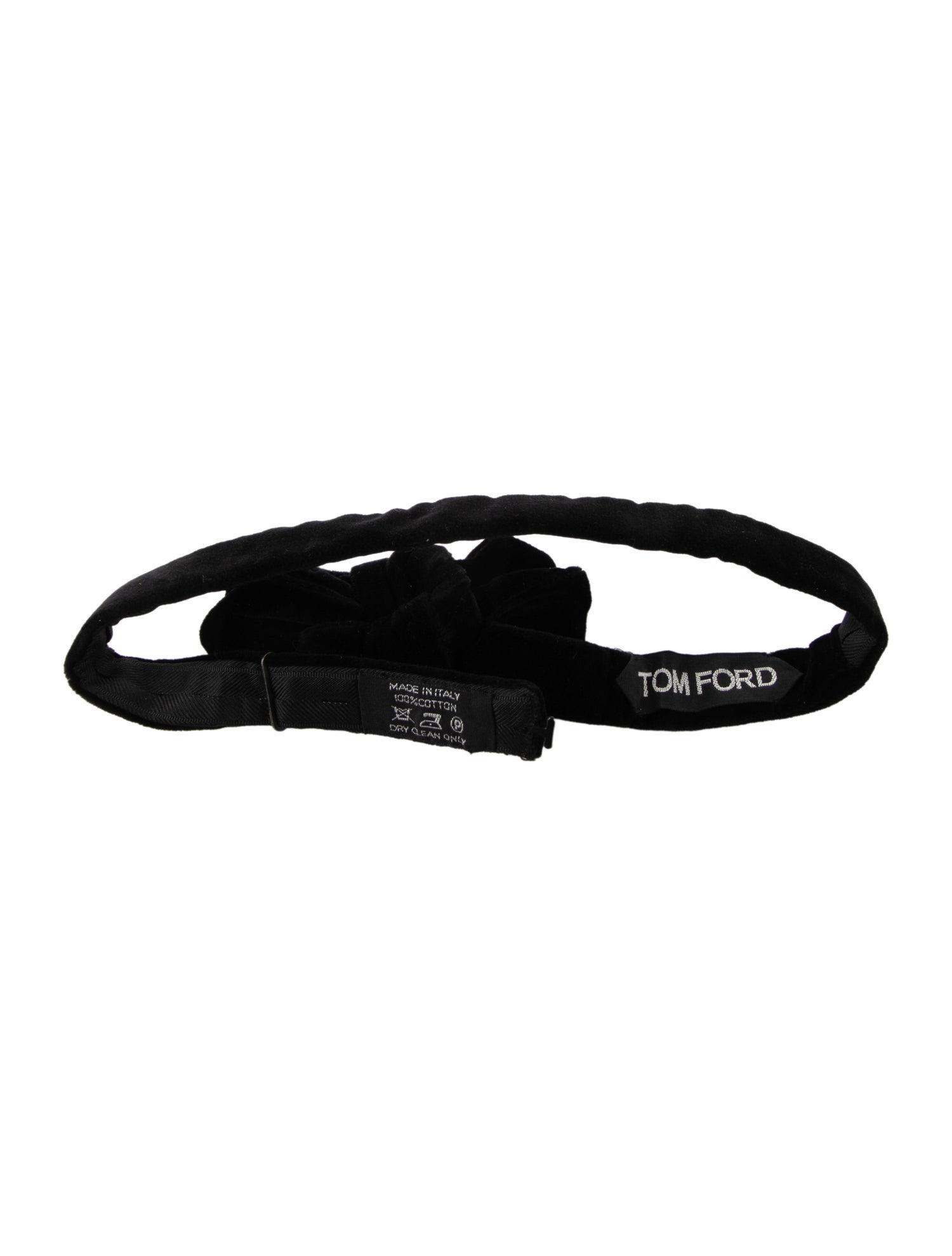 Tom Ford Solid Clip-on Bowtie