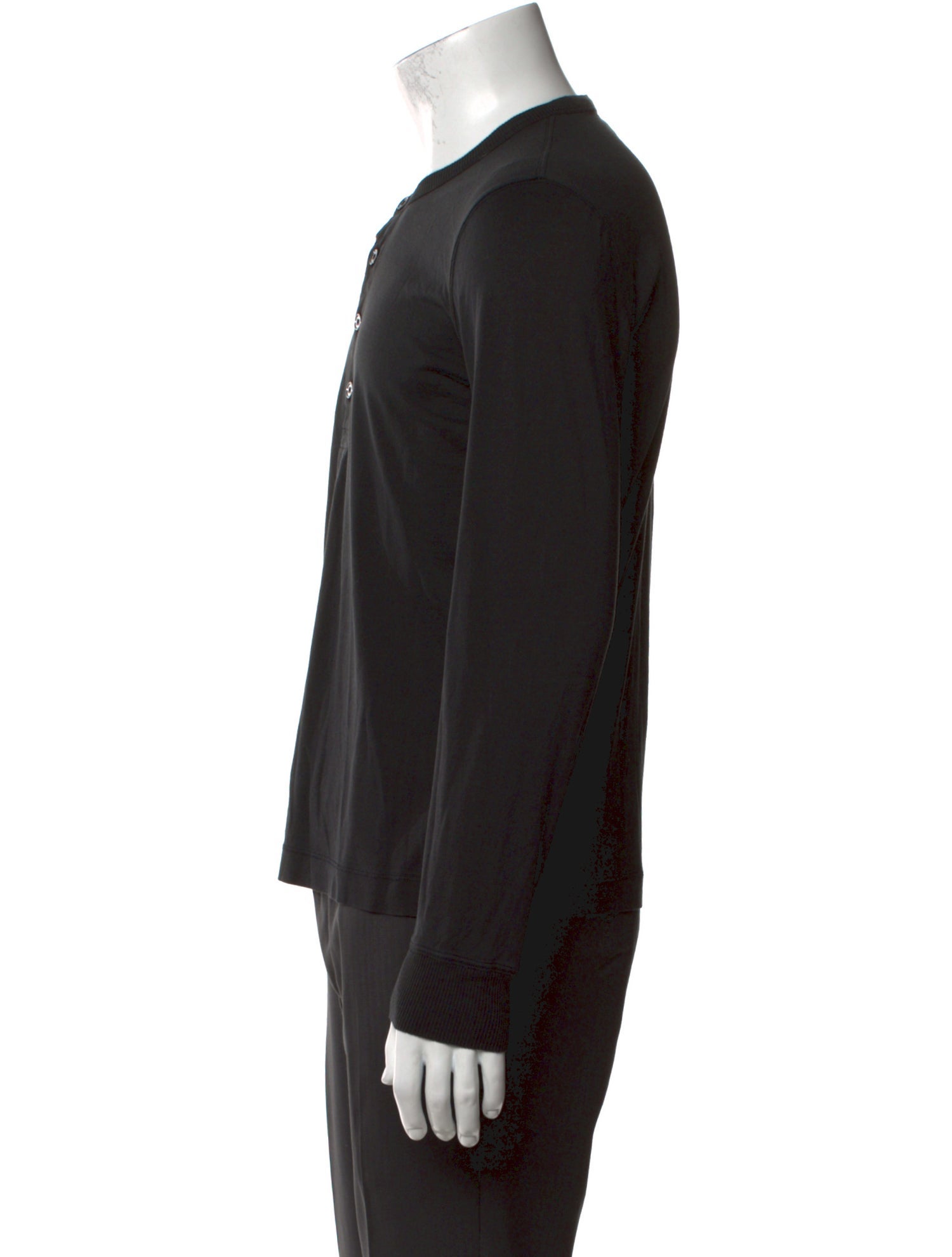 Tom Ford Crew Neck Long Sleeve Henley
