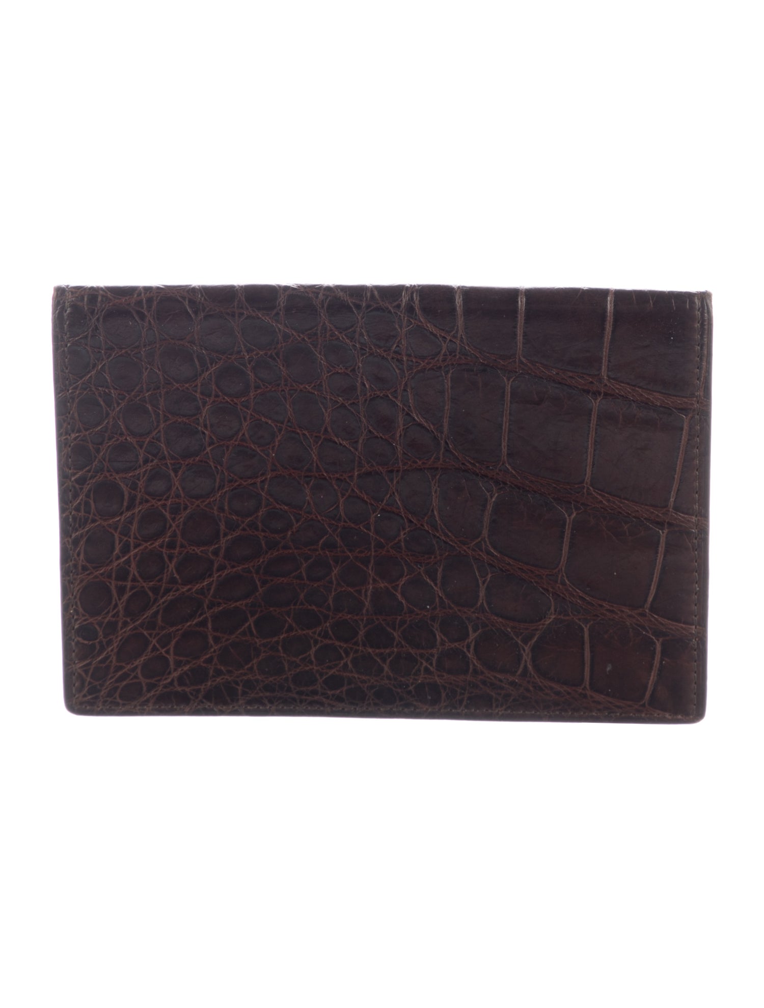 Tom Ford Flap Closure Leather Passport Holder