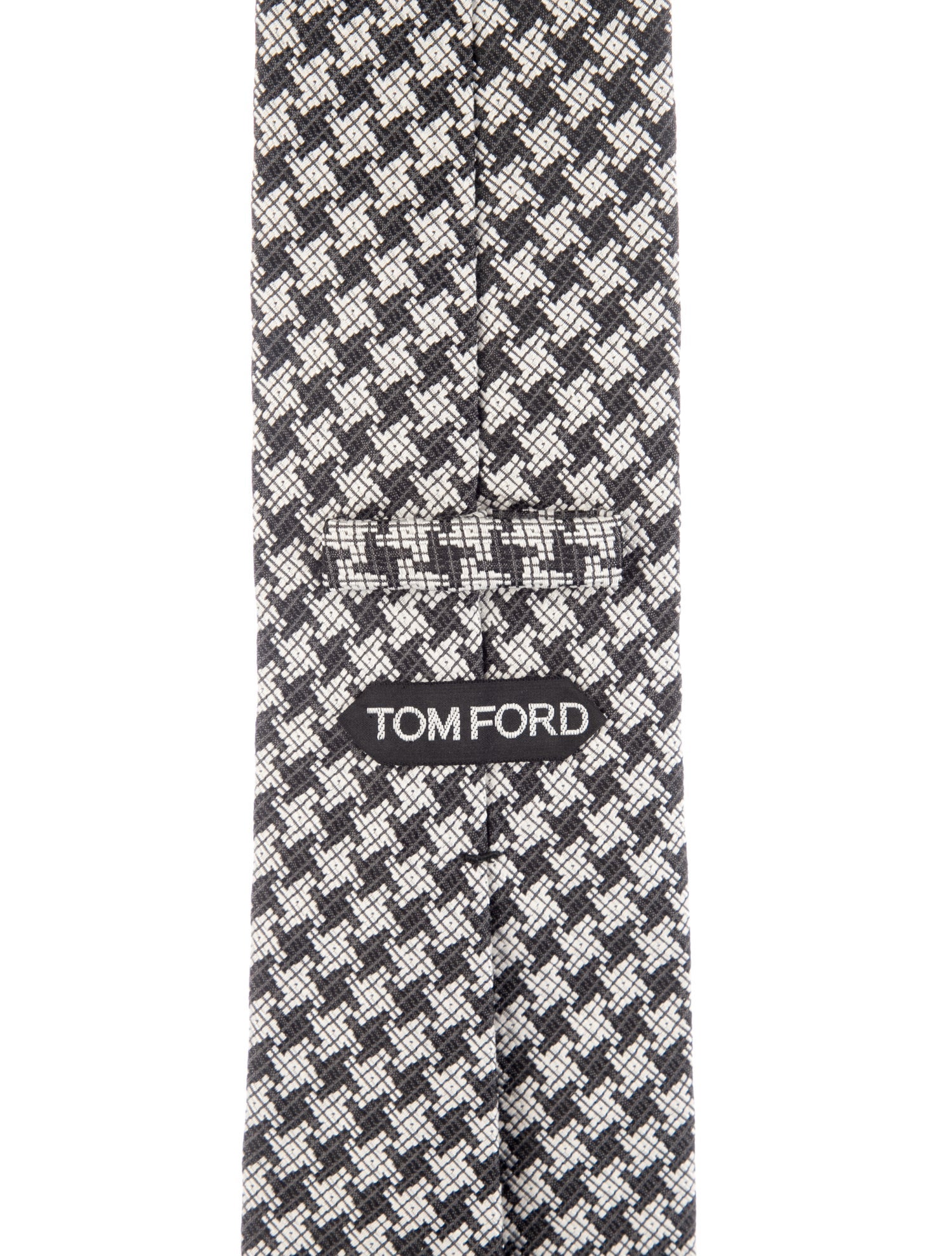 Tom Ford Silk Pattern Print Tie