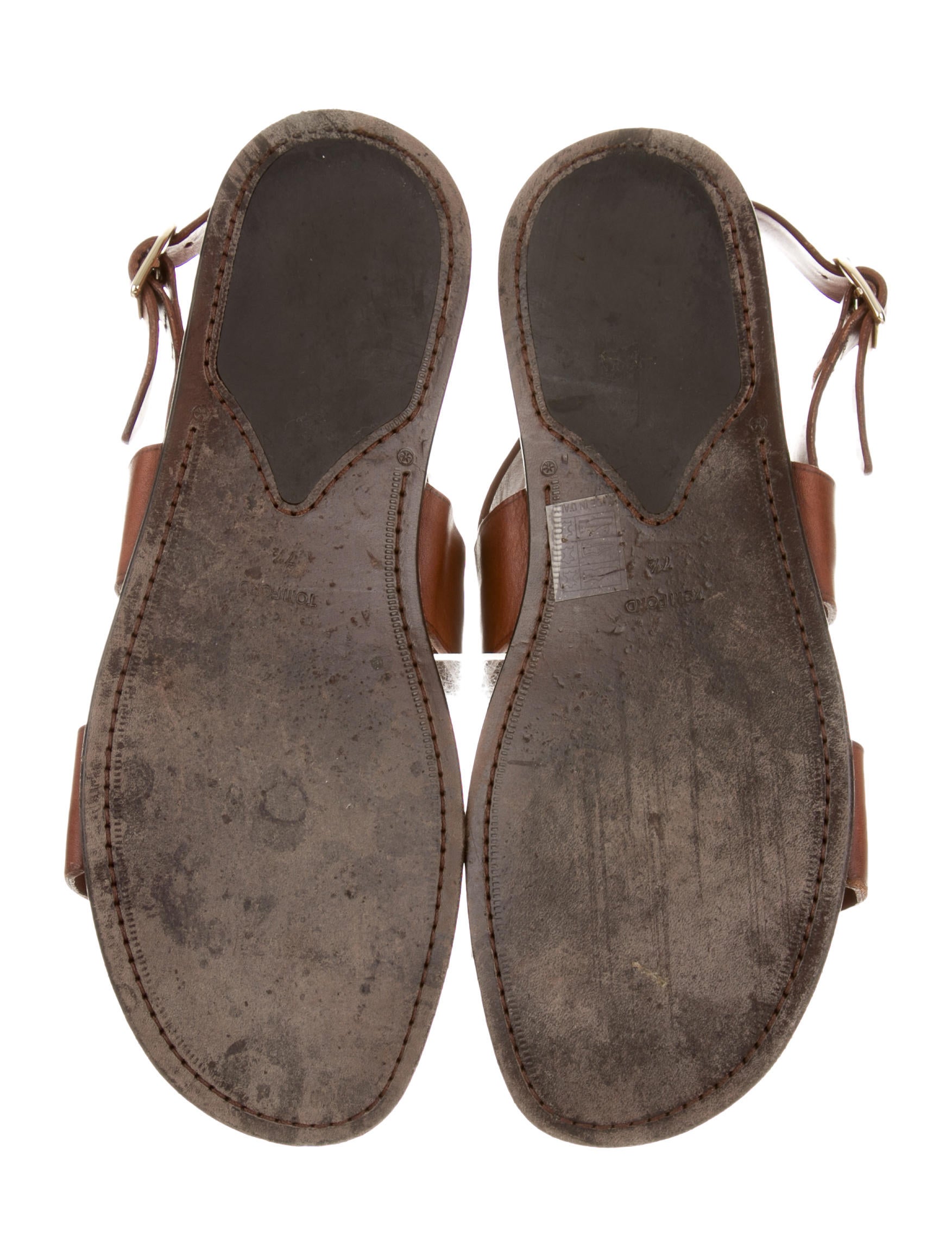 tom ford leather sandals