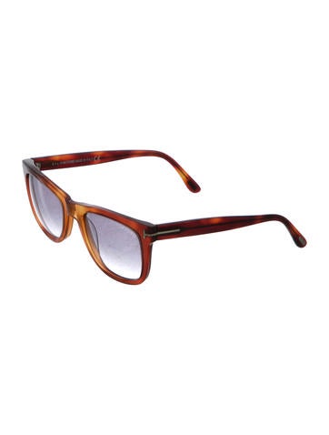 tom ford leo square sunglasses