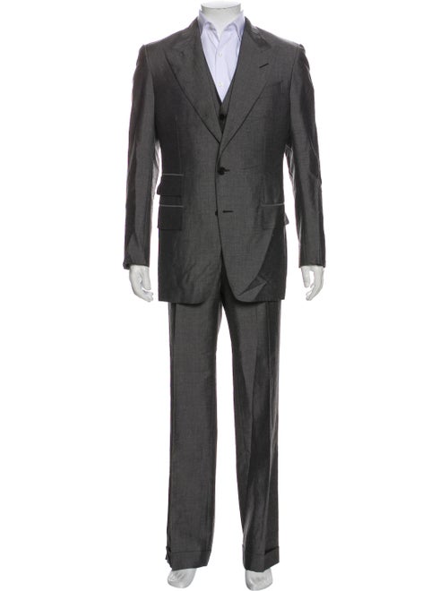Tom Ford Three-Piece Suit Grey