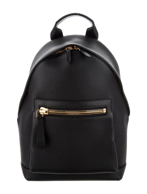 Tom Ford Leather Backpack Black
