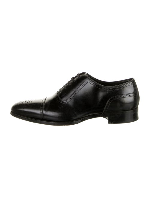 Tom Ford Leather Brogues Black