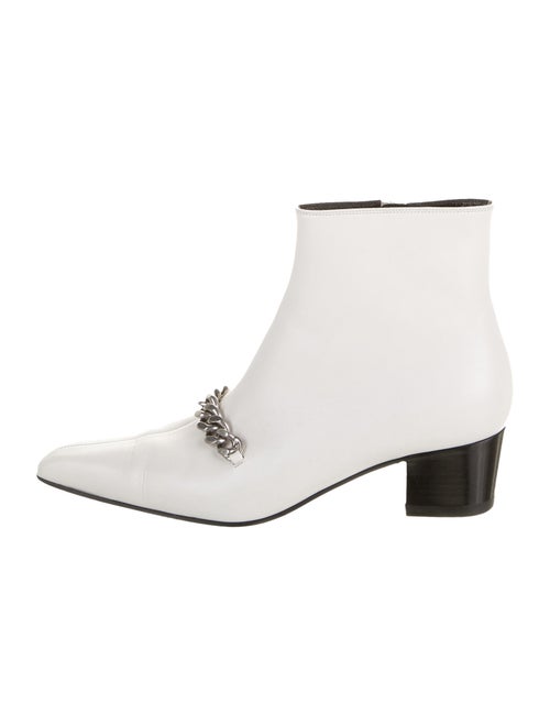Tom Ford Leather Boots White