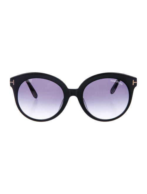 Tom Ford Monica Round Sunglasses Black