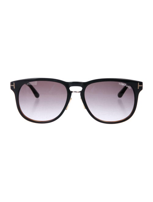Tom Ford Franklin Round Sunglasses Black