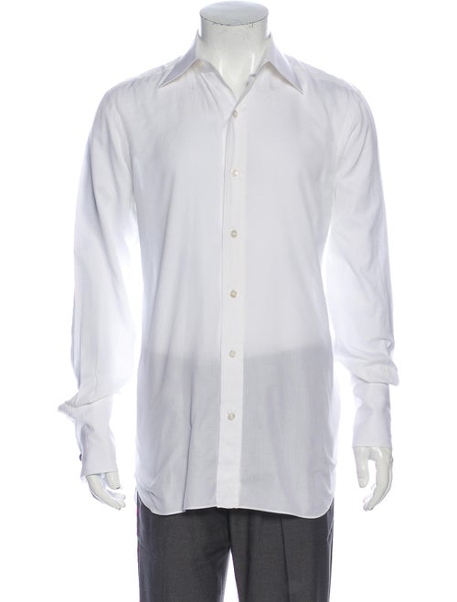 Tom Ford Long Sleeve Dress Shirt White
