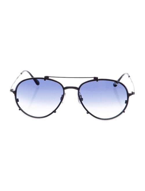 Tom Ford Dickon Aviator Sunglasses black
