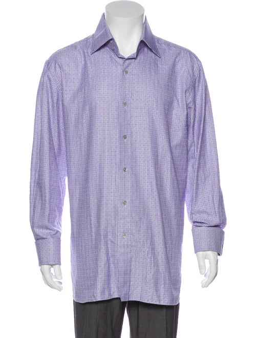 Tom Ford French Cuff Dress Shirt purple