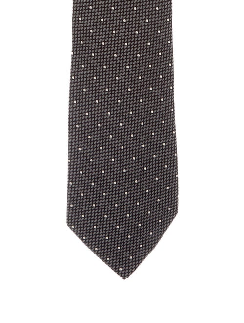 Tom Ford Jacquard Silk Tie grey