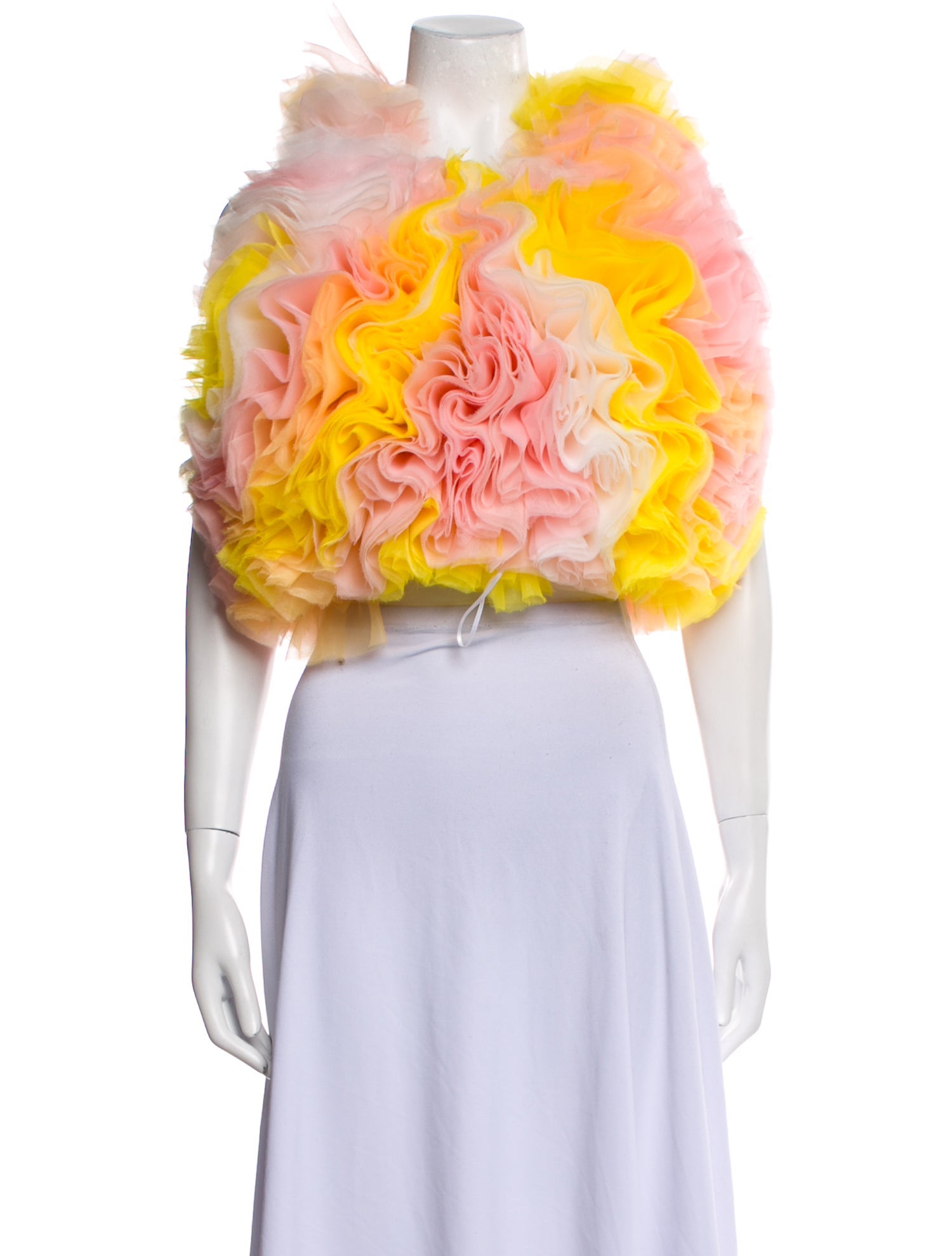 Tomo Koizumi x Emilio Pucci 2023 Floral Print Crop Top