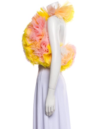 Tomo Koizumi x Emilio Pucci 2023 Floral Print Crop Top