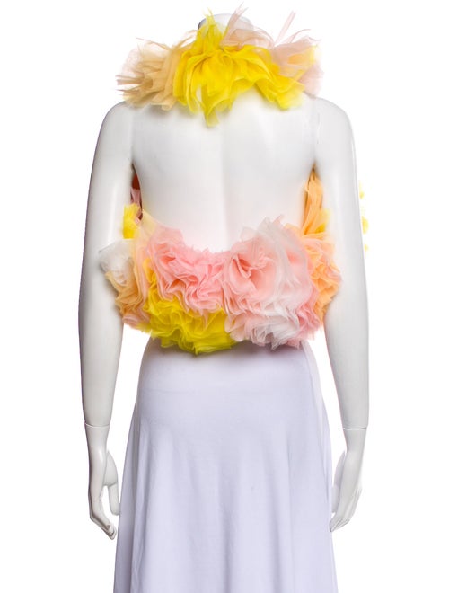 Tomo Koizumi x Emilio Pucci 2023 Floral Print Crop Top