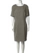 Tomasz Starzewski Virgin Wool Knee-Length Dress