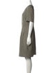 Tomasz Starzewski Virgin Wool Knee-Length Dress