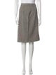 Tomasz Starzewski Plaid Print Knee-Length Skirt